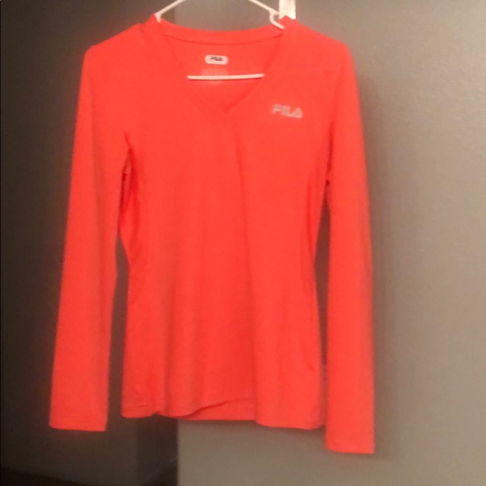 Fila exercise long sleeve shirt size small